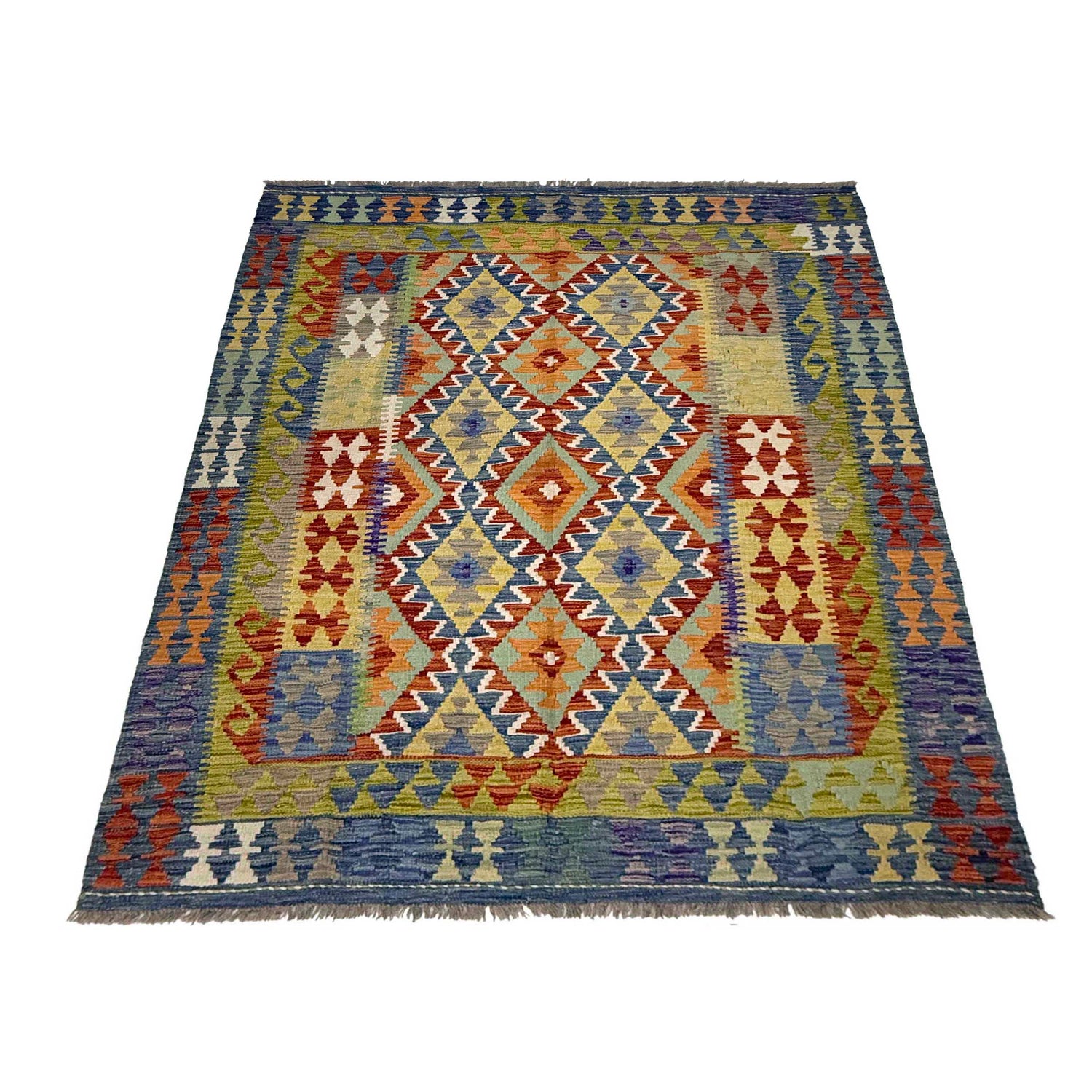 Medium Size Chobi Kilim 5' 0" x 6' 5" ft / 153 x 195 cm - No. G38908