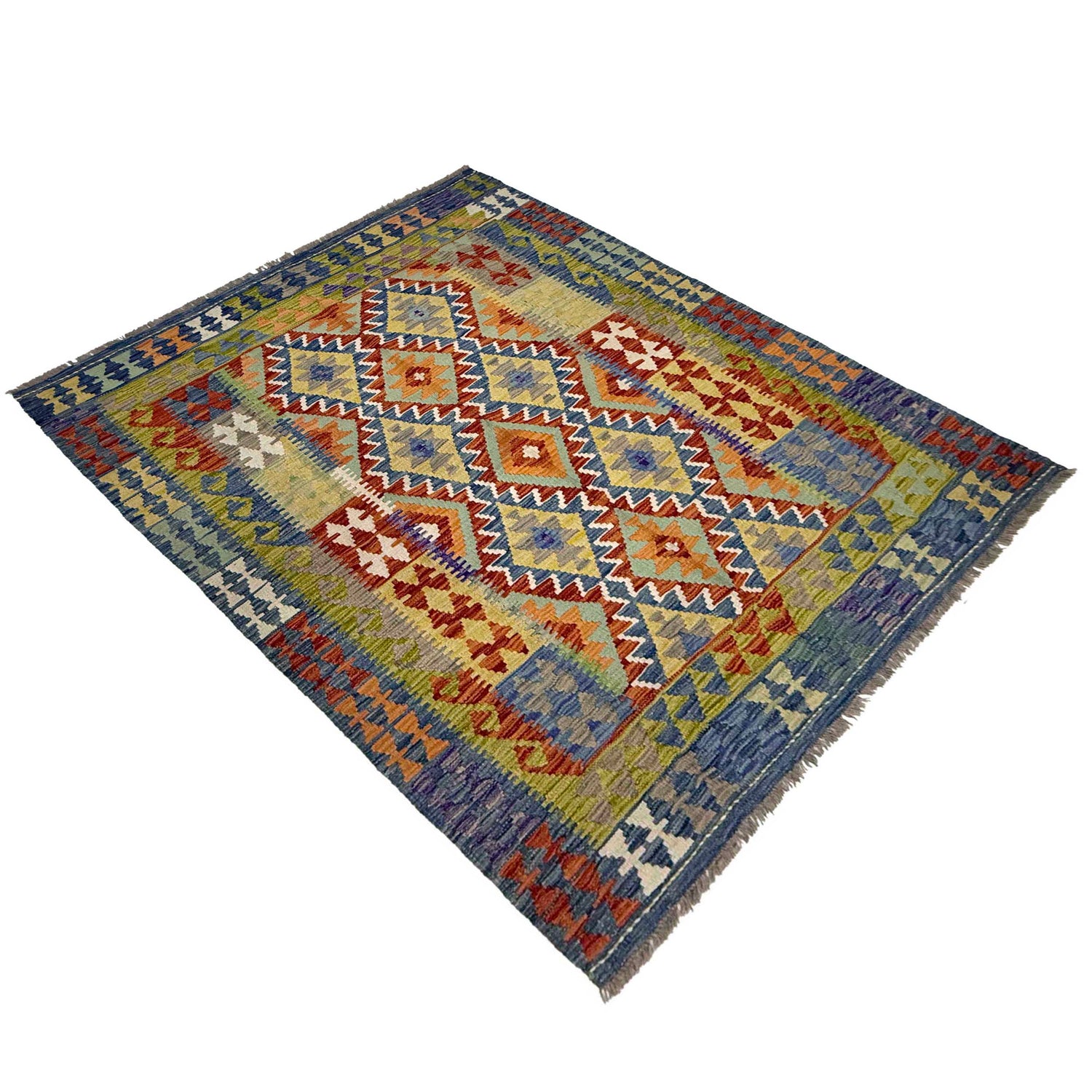 Medium Size Chobi Kilim 5' 0" x 6' 5" ft / 153 x 195 cm - No. G38908