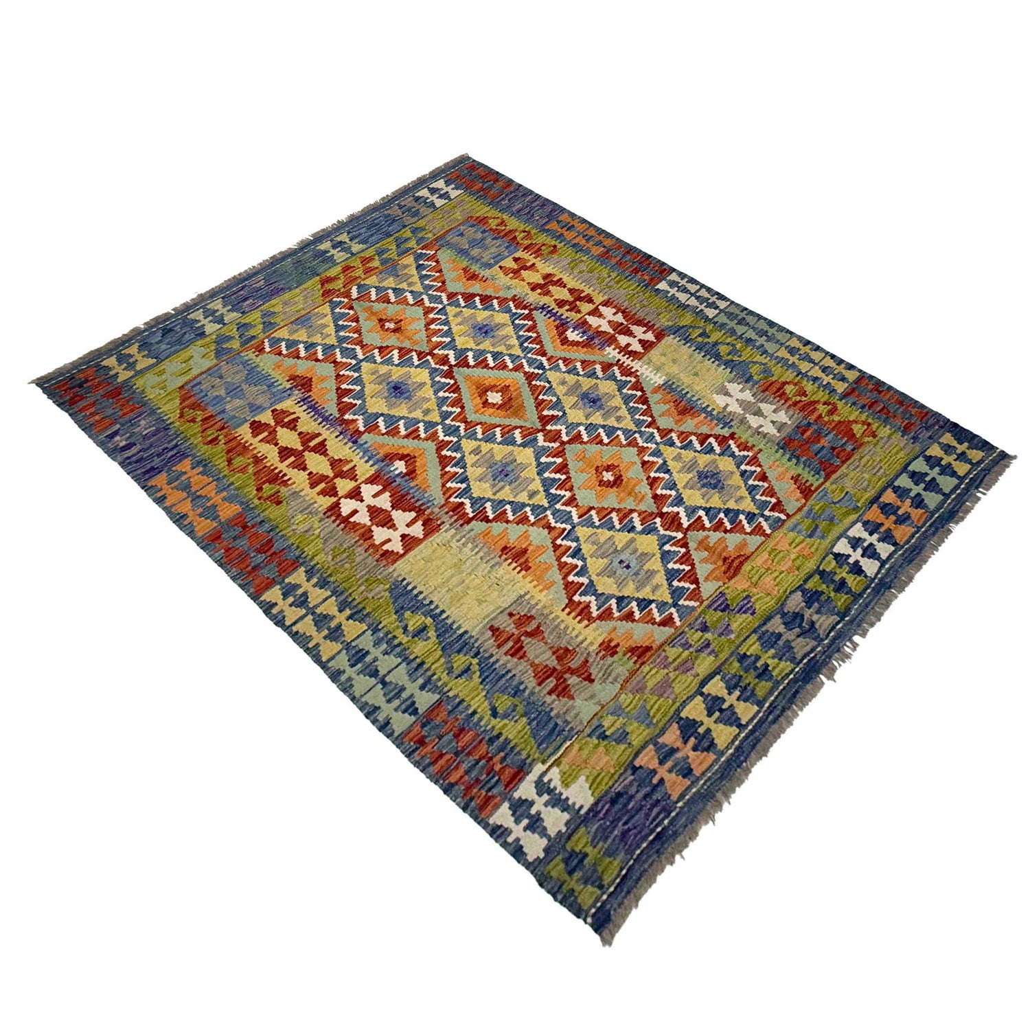 Medium Size Chobi Kilim 5' 0" x 6' 5" ft / 153 x 195 cm - No. G38908