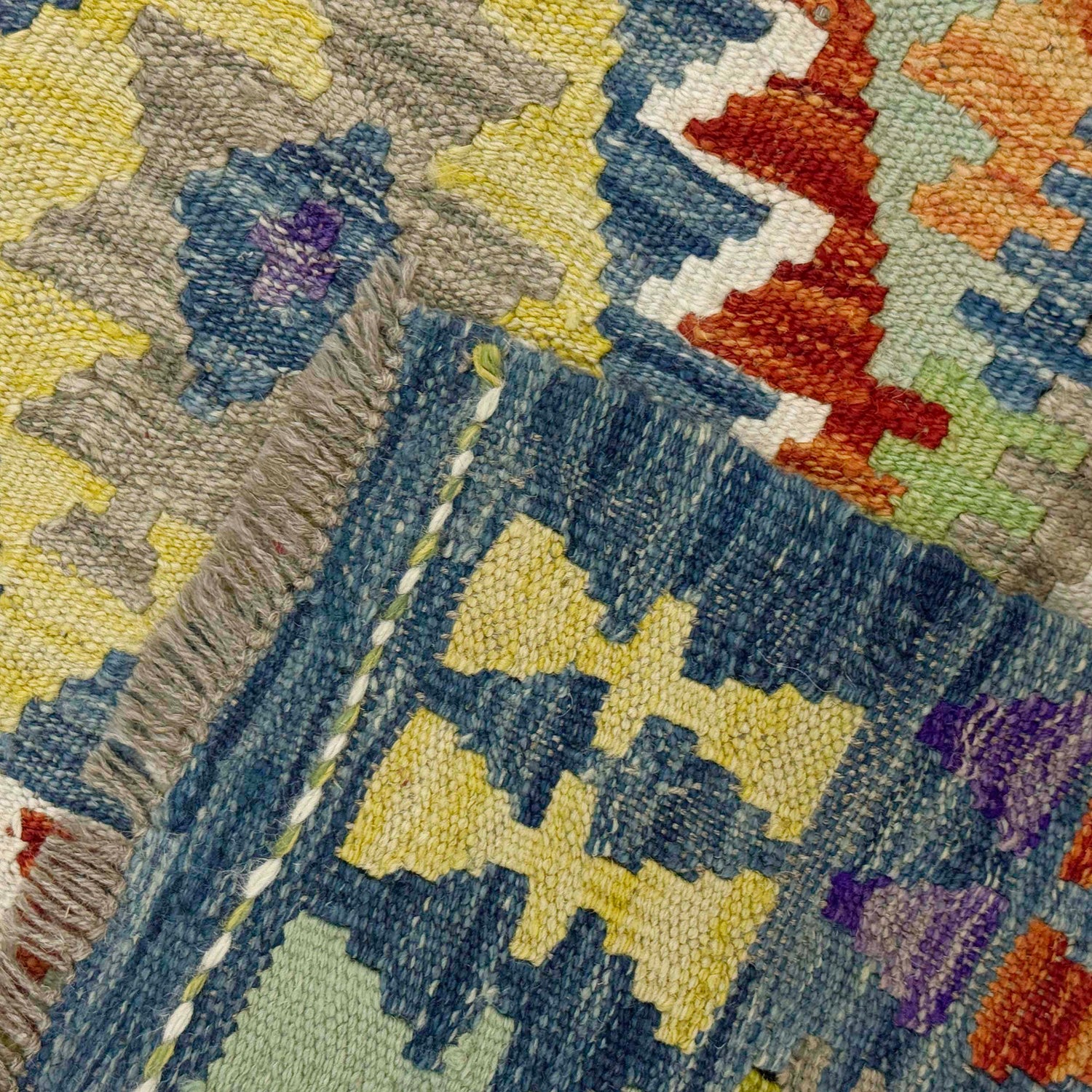 Medium Size Chobi Kilim 5' 0" x 6' 5" ft / 153 x 195 cm - No. G38908
