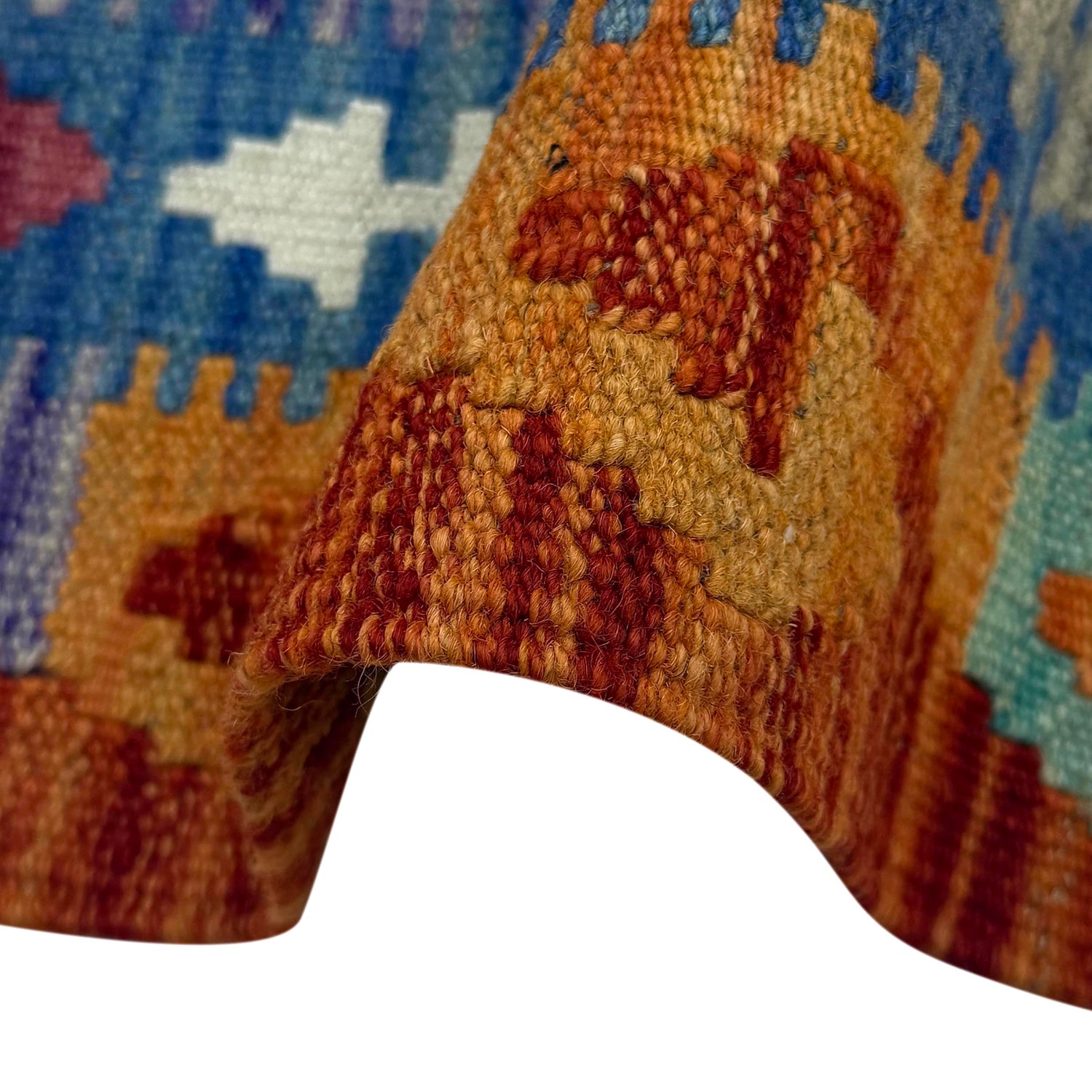 Small Size Chobi Kilim 3' 5" x 4' 11" ft / 104 x 150 cm - No. G38910