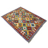 Handmade Turkish Design Wool Kilim 3' 3" x 4' 8" ft / 100 x 143 cm - No. G38913
