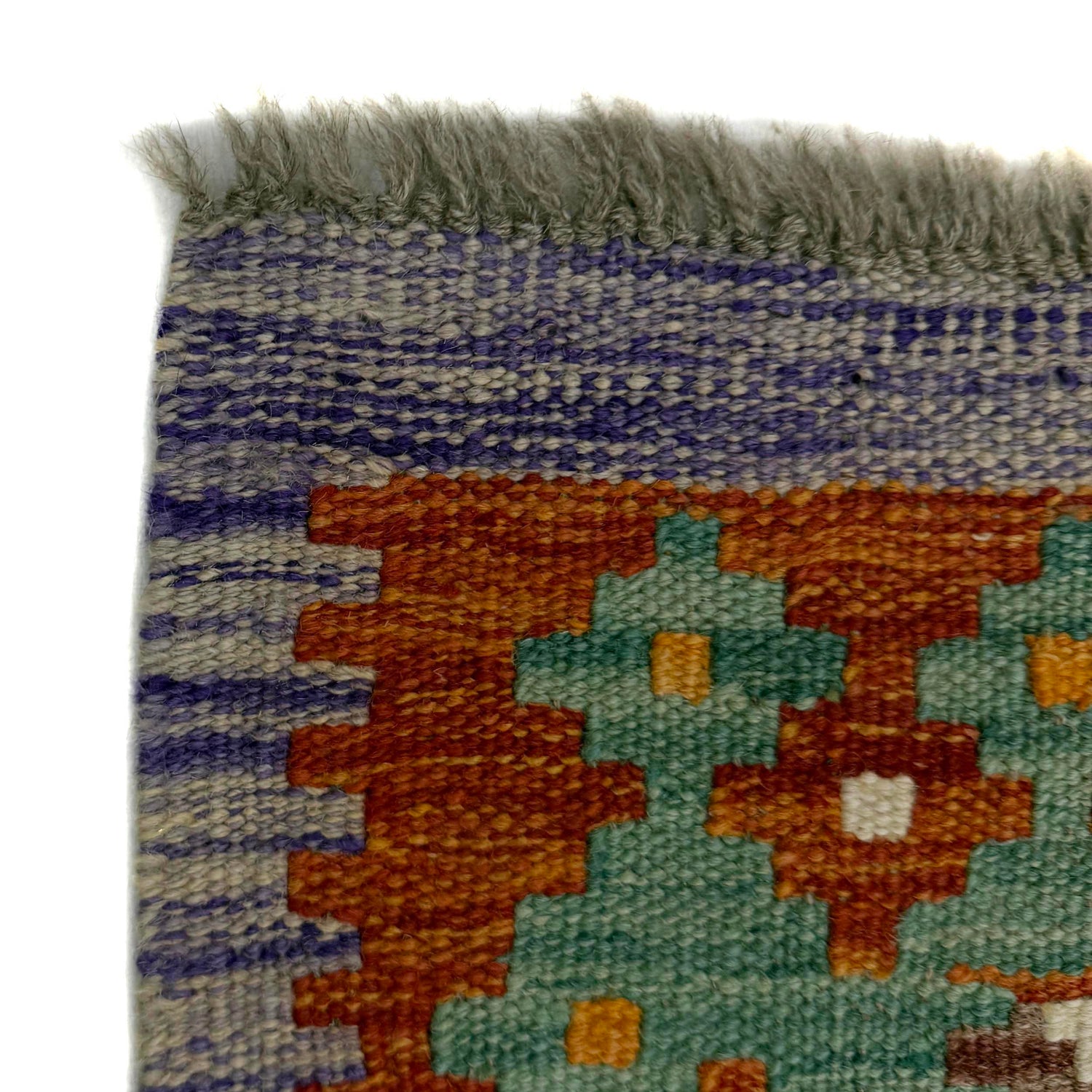 Handmade Turkish Design Wool Kilim 3' 3" x 4' 8" ft / 100 x 143 cm - No. G38913