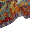 Handmade Turkish Design Wool Kilim 3' 3" x 4' 8" ft / 100 x 143 cm - No. G38913