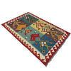 Hand Knotted Flatweave Kilim 3' 1" x 4' 11" ft / 95 x 150 cm - No. G38914