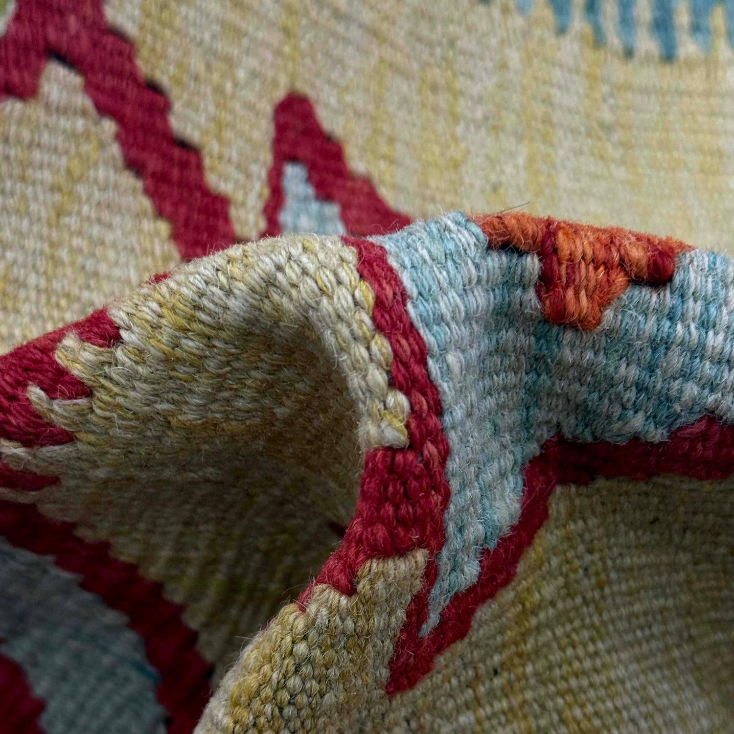 Hand Knotted Flatweave Kilim 3' 1" x 4' 11" ft / 95 x 150 cm - No. G38914