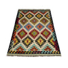 Handmade Afghan Vegetable Kilim 3' 3" x 4' 10" ft / 100 x 147 cm - No. G38916