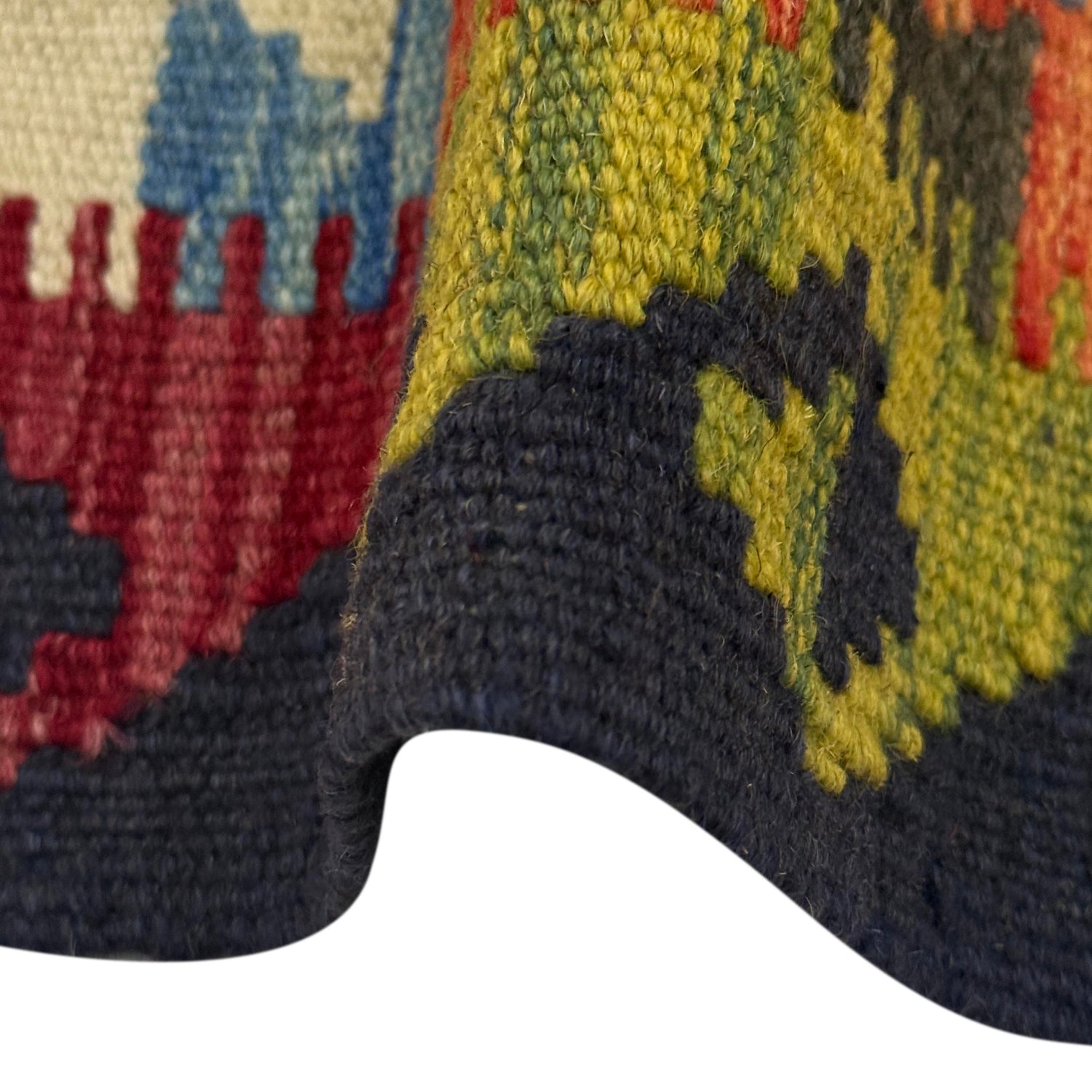 Handmade Afghan Vegetable Kilim 3' 3" x 4' 10" ft / 100 x 147 cm - No. G38916