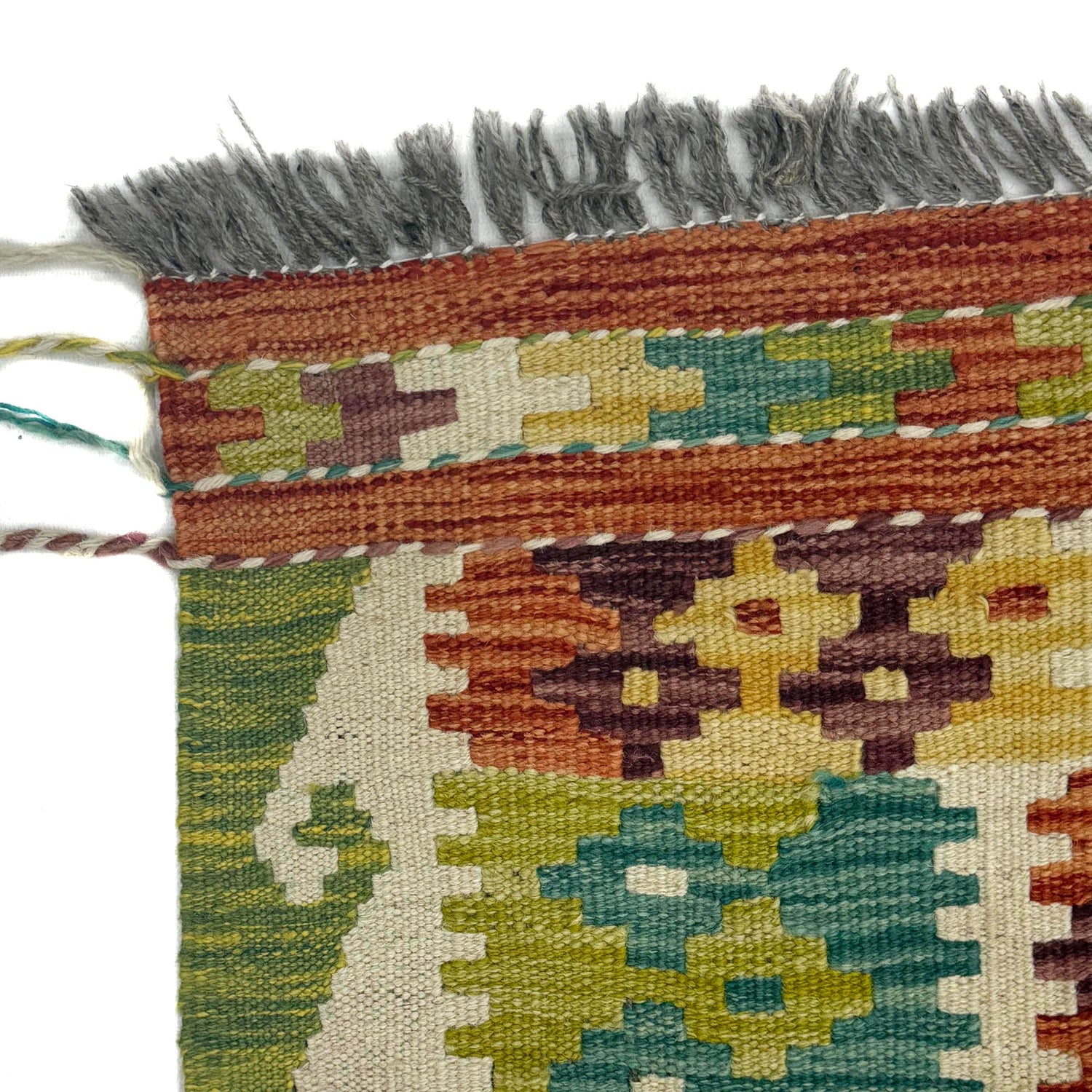 Hand Made Afghan Kilim 3' 3" x 5' 0" ft / 99 x 153 cm - No. G38917