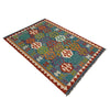 Hand Knotted Afghan Style Kilim 3' 6" x 5' 3" ft / 107 x 160 cm - No. G38925