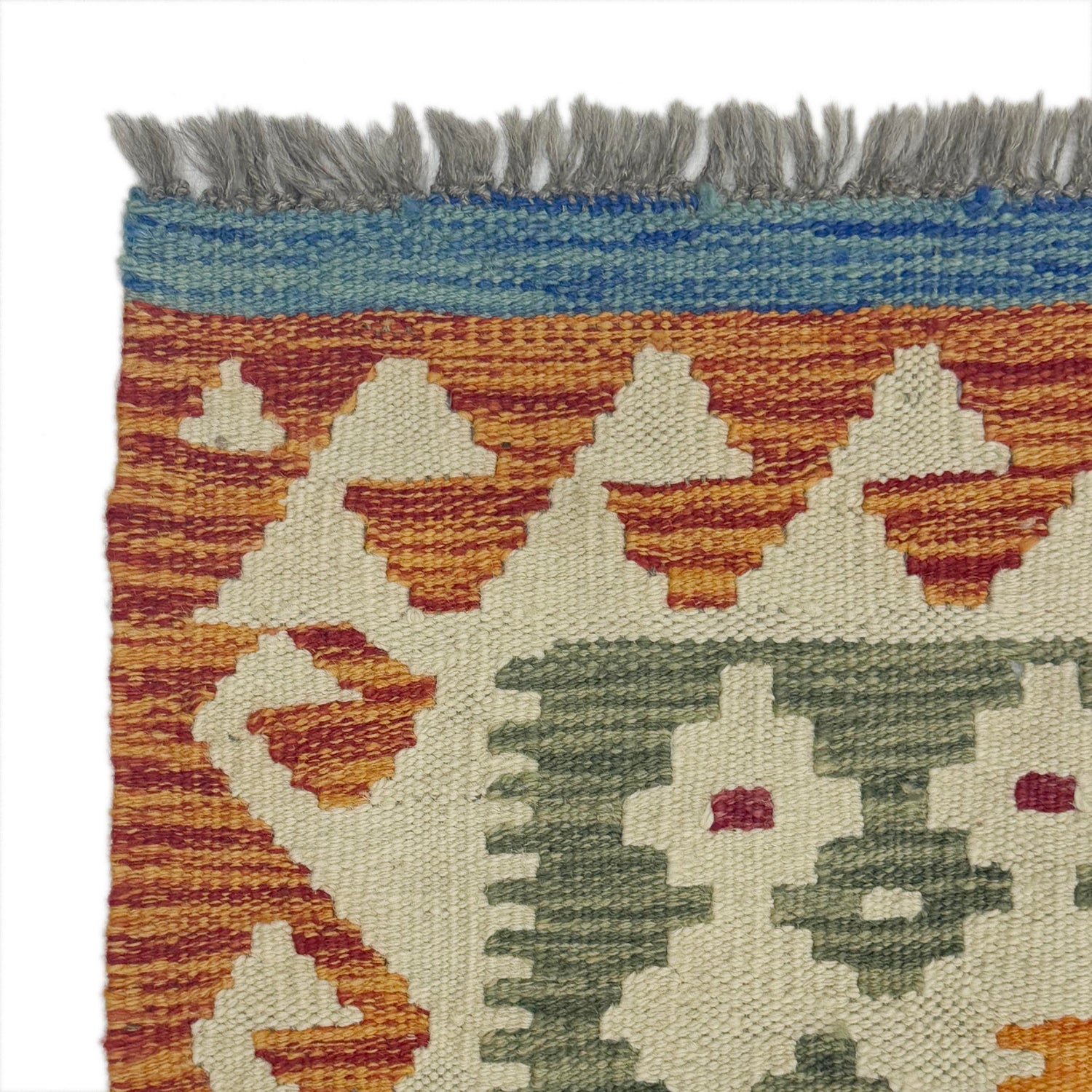 Hand Knotted Flatweave Kilim 4' 10" x 6' 7" ft / 148 x 200 cm - No. G38927