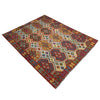 Handmade Afghan Vegetable Kilim 4' 11" x 6' 5" ft / 150 x 196 cm - No. G38929