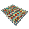 Handmade Vegetable Kilim 4' 11" x 6' 6" ft / 150 x 197 cm - No. G38930