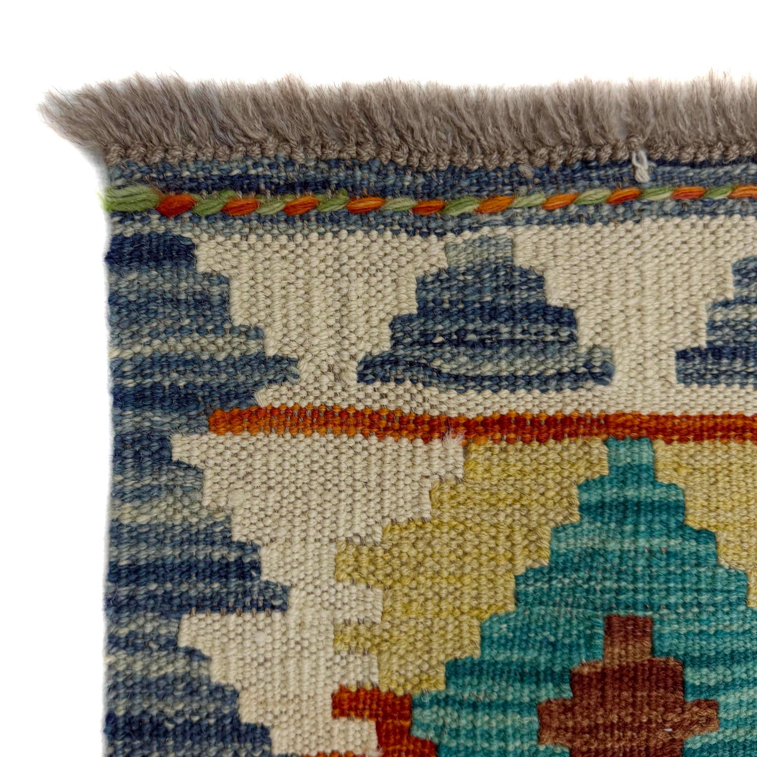 Handmade Vegetable Kilim 4' 11" x 6' 6" ft / 150 x 197 cm - No. G38930