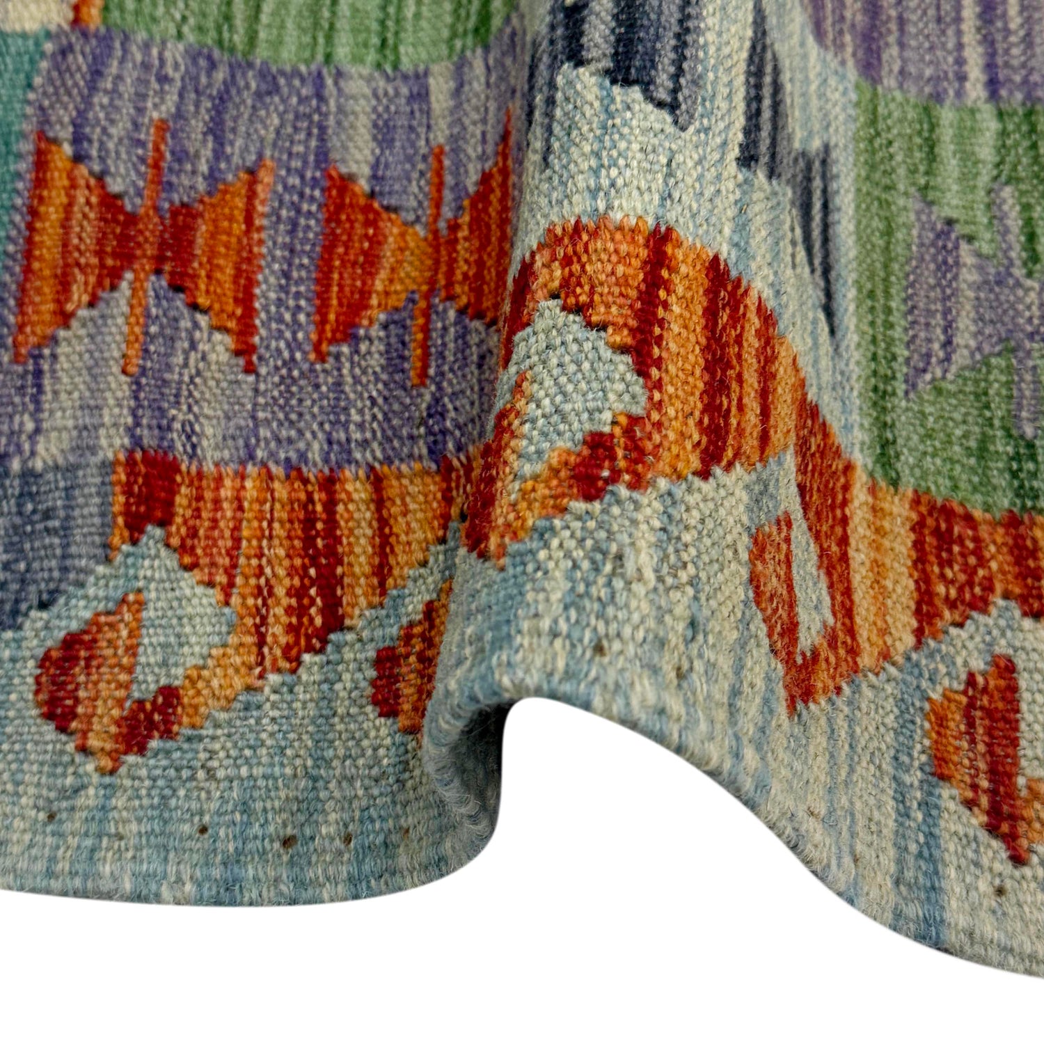 Hand Knotted Flatweave Kilim 5' 11" x 8' 2" ft / 180 x 248 cm - No. G38931