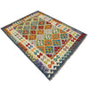 Handmade Vegetable Kelim 4' 10" x 6' 6" ft / 147 x 197 cm - No. G38933