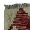 Hand Woven Wool Kelim 5' 0" x 6' 5" ft / 153 x 196 cm - No. G38935