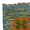 Hand Made Afghan Kilim 5' 0" x 6' 7" ft / 153 x 200 cm - No. G38937