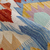 Hand Woven Wool Kelim 4' 2" x 5' 8" ft / 128 x 173 cm - No. G39088
