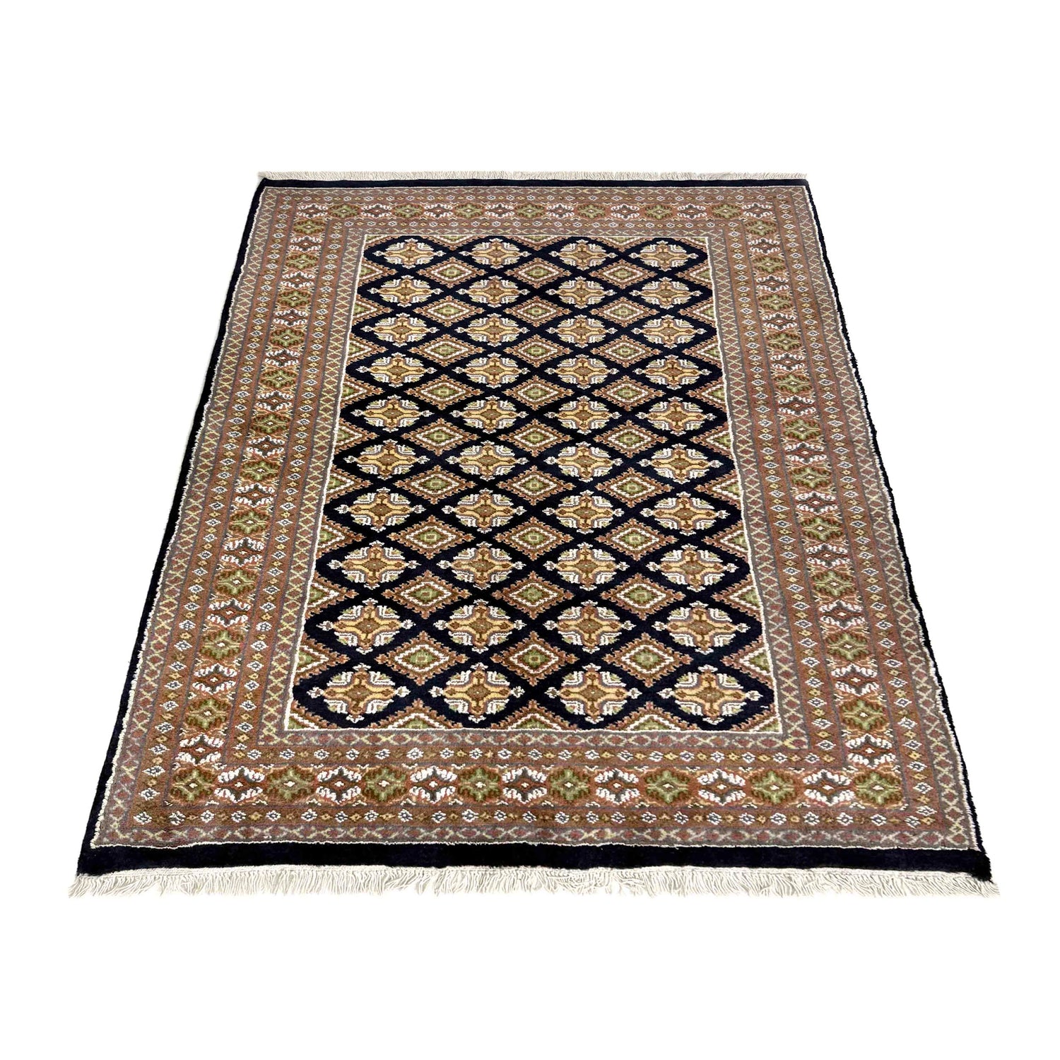 Handmade Jaldar Rug 4' 2" x 5' 11" ft / 127 x 181 cm - No. G39156