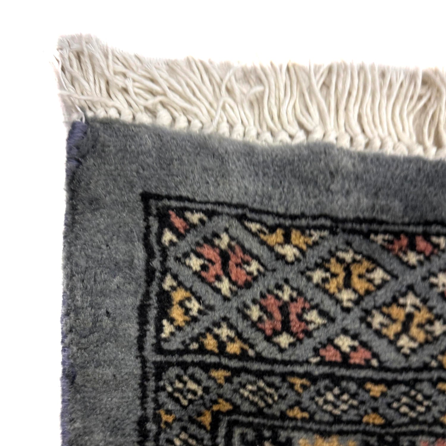 Hand Knotted Bokhara Carpet 6' 8" x 9' 8" ft / 204 x 295 cm - No. G39157