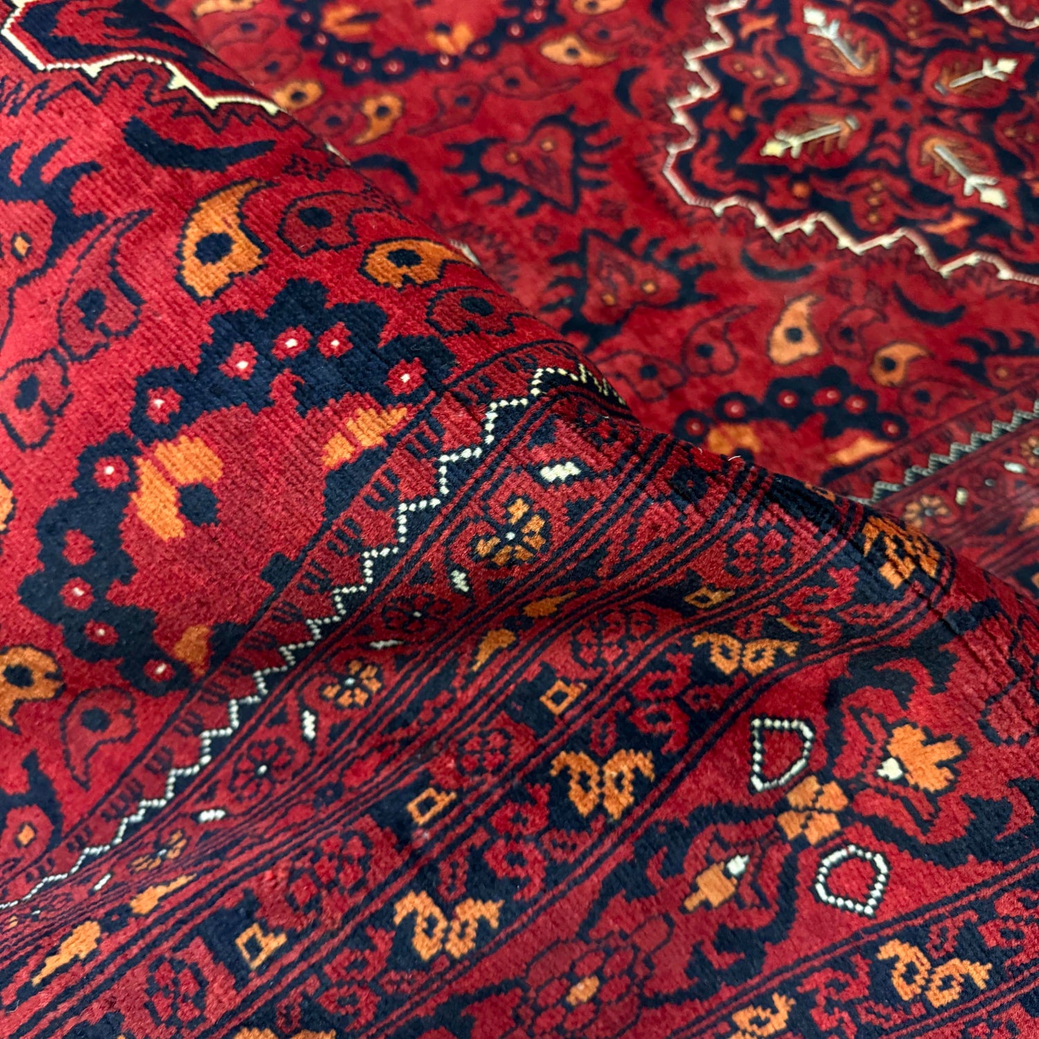 Handmade Khal Mohammadi Area Rug 6' 6" x 8' 6" ft / 199 x 260 cm - No. G39432
