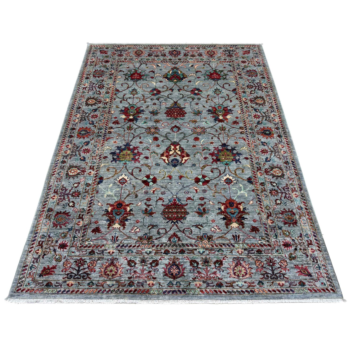 Hand knotted Contemporary Style Sultani Rug 5' 8" x 8' 0" ft / 173 x 244 cm - No. G39612