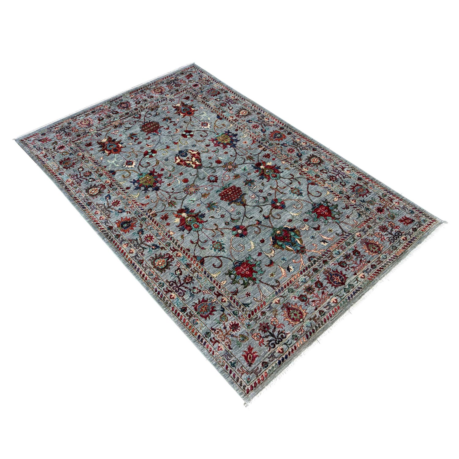 Hand knotted Contemporary Style Sultani Rug 5' 8" x 8' 0" ft / 173 x 244 cm - No. G39612