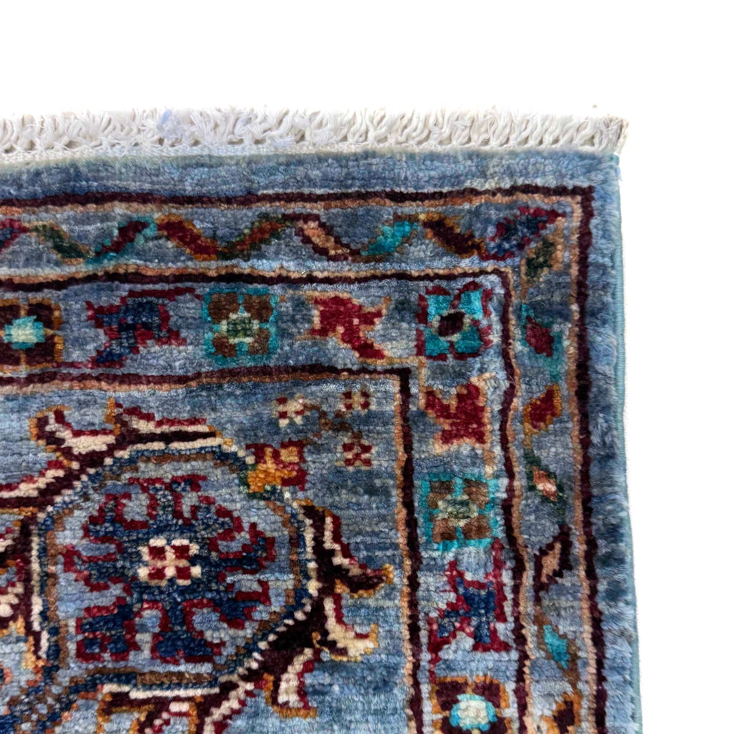 Blue Color Sultani Rug 5' 8" x 7' 9" ft / 173 x 237 cm - No. G39621
