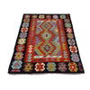 Handmade Afghan Vegetable Kilim 3' 4" x 5' 0" ft / 102 x 153 cm - No. P26335