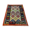 Handmade Turkish Design Wool Kilim 3' 4" x 5' 1" ft / 102 x 156 cm - No. P26337