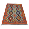 Handmade Turkish Design Wool Kilim 3' 4" x 5' 0" ft / 101 x 152 cm - No. P26339