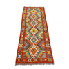 Short Kilim Runner 2' 1" x 6' 4" ft / 64 x194 cm - No. P26345