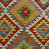 Hand Woven Wool Kelim 6' 9" x 10' 0" ft / 207 x 304 cm - No. P26395