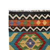 Hand Knotted Afghan Style Kilim Runner 2' 9" x 9' 5" ft / 85 x288 cm - No. P26421