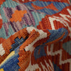 Hand Knotted Flatweave Kilim 4' 0" x 5' 11" ft / 123 x 181 cm - No. P26462