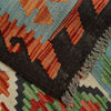 Hand Knotted Afghan Style Kilim 4' 9" x 6' 3" ft / 144 x 190 cm - No. P26464