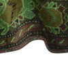 Green Color Overdyed 4' 0" x 5' 9" ft / 123 x 174 cm - No. P26493