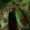 Green Color Overdyed 4' 2" x 5' 7" ft / 128 x 170 cm - No. P26496