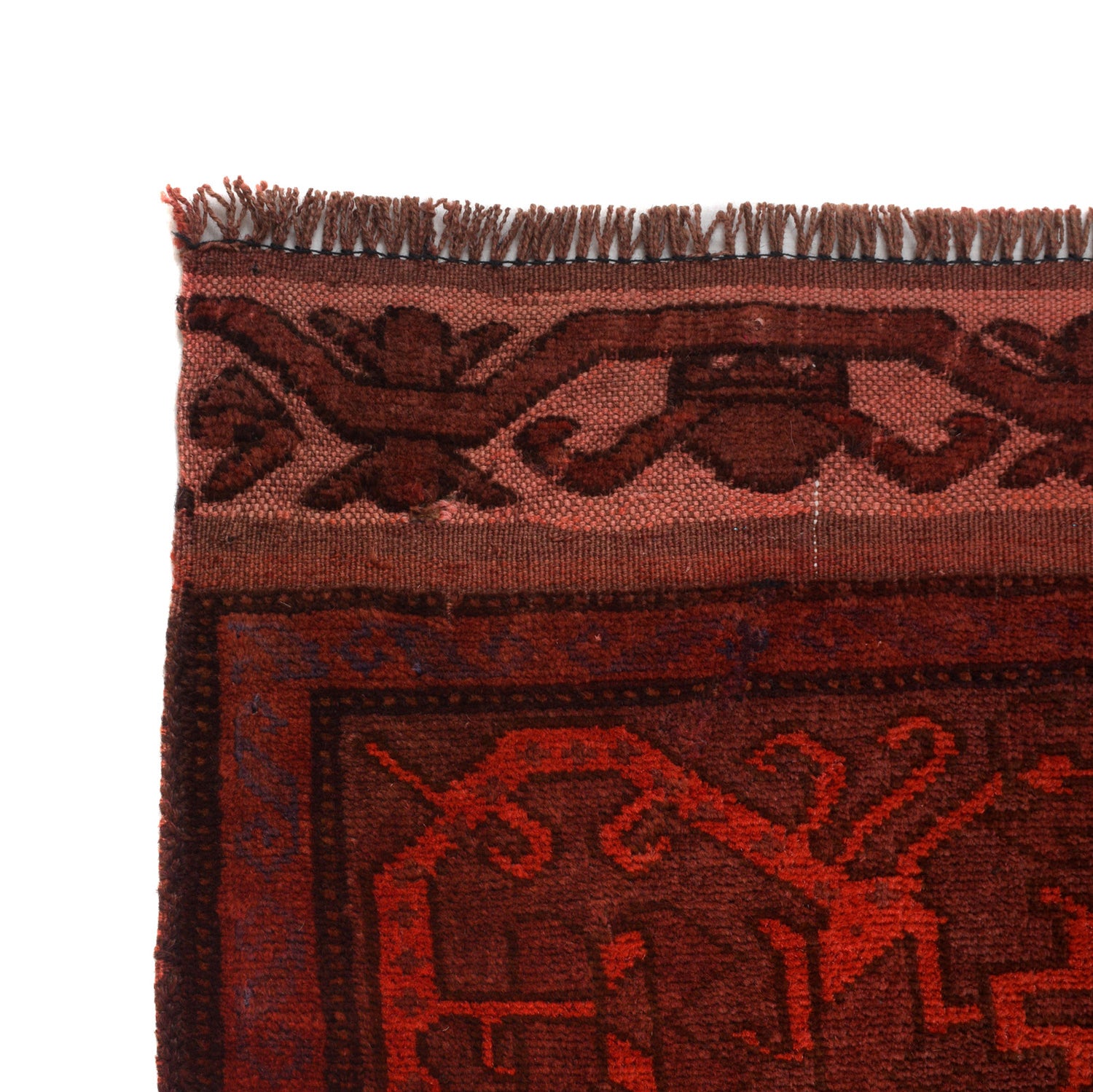 Overdyed Wool Carpet 3' 10" x 5' 3" ft / 117 x 159 cm - No. P26499