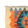 Colorful Flat-Weave Wool Kilim Runner 2' 9" x 6' 1" ft / 85 x185 cm - No. P26514