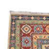 Handmade Kazak Area Rug 4' 0" x 5' 11" ft / 121 x 180 cm - No. P26533