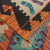 Hand Knotted Afghan Style Kilim Runner 2' 9" x 9' 9" ft / 84 x297 cm - No. P26599