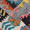 Hand Knotted Afghan Style Kilim 4' 3" x 5' 6" ft / 129 x 168 cm - No. P26603