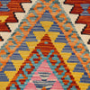 Hand Knotted Afghan Style Kilim 4' 0" x 6' 0" ft / 121 x 183 cm - No. P26604