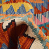 Hand Knotted Afghan Style Kilim 4' 0" x 6' 0" ft / 121 x 183 cm - No. P26604