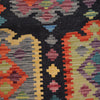 Hand Knotted Afghan Style Kilim 6' 7" x 9' 7" ft / 200 x 292 cm - No. P26784