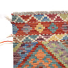 Colorful Flat-Weave Wool Kilim 5' 9" x 8' 5" ft / 176 x 257 cm - No. P26788