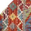 Colorful Flat-Weave Wool Kilim 5' 9" x 8' 5" ft / 176 x 257 cm - No. P26788