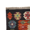 Colorful Flat-Weave Wool Kilim 3' 5" x 4' 11" ft / 103 x 149 cm - No. P26808